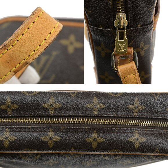 LOUIS VUITTON Trocadero 27 Shoulder Bag Monogram Leather Brown - Picture 10 of 15